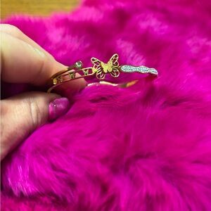 Butterfly Bracelet with Rhinestones